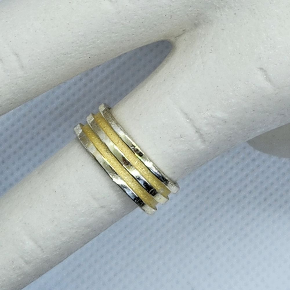 💜Premier Sterling Silver Textured Ring Size 7